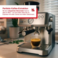 Solis Grind&Infuse PERFETTA (Typ 1019) Espressomaschine mit Mahlwerk + Milchaufschäumer