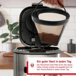 Solis Permanent Gold Filter Zum dauerhaften Einsatz geeignet