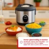 Solis Rice Cooker Compact (Typ 821) Reiskocher mit Warmhaltefunktion