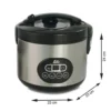 Solis Rice Cooker Duo Programm (Typ 817) Reiskocher und Dampfgarer
