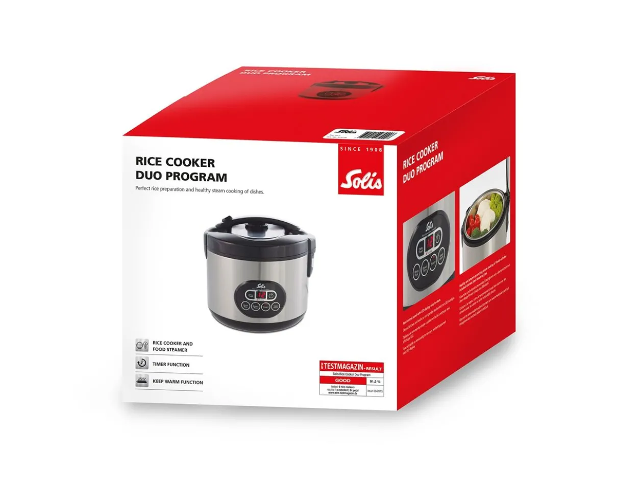 Solis Rice Cooker Duo Programm (Typ 817) Reiskocher und Dampfgarer