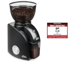 Solis Scala Zero Static (Typ 1662) Kaffeemahlwerk mit 24 Mahlgraden + Zero Static
