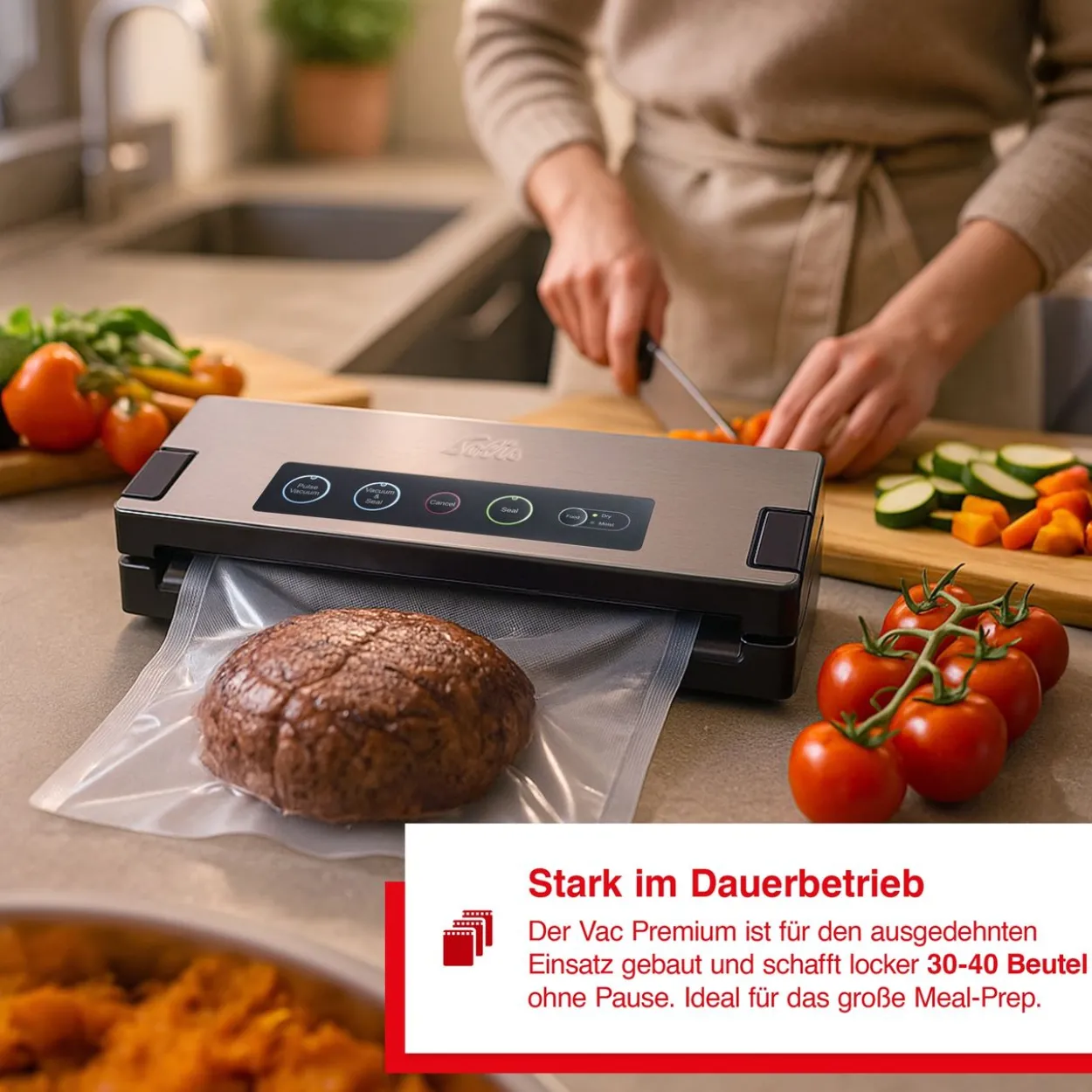 Solis Vac Premium (Typ 574) Automatisches Vakuumversiegelungssystem