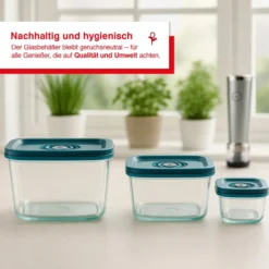 Solis Vakuum Behälter Glas 1300ml Vakuumbehälter