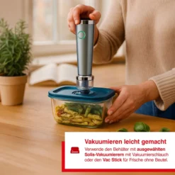 Solis Vakuum Behälter Glas 700ml Vakuumbehälter