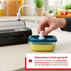 Solis Vakuum Behälter Glas 370ml Vakuumbehälter