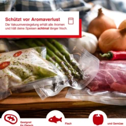 Solis Vakuumierbeutel 50 Beutel 20x30 cm transparent