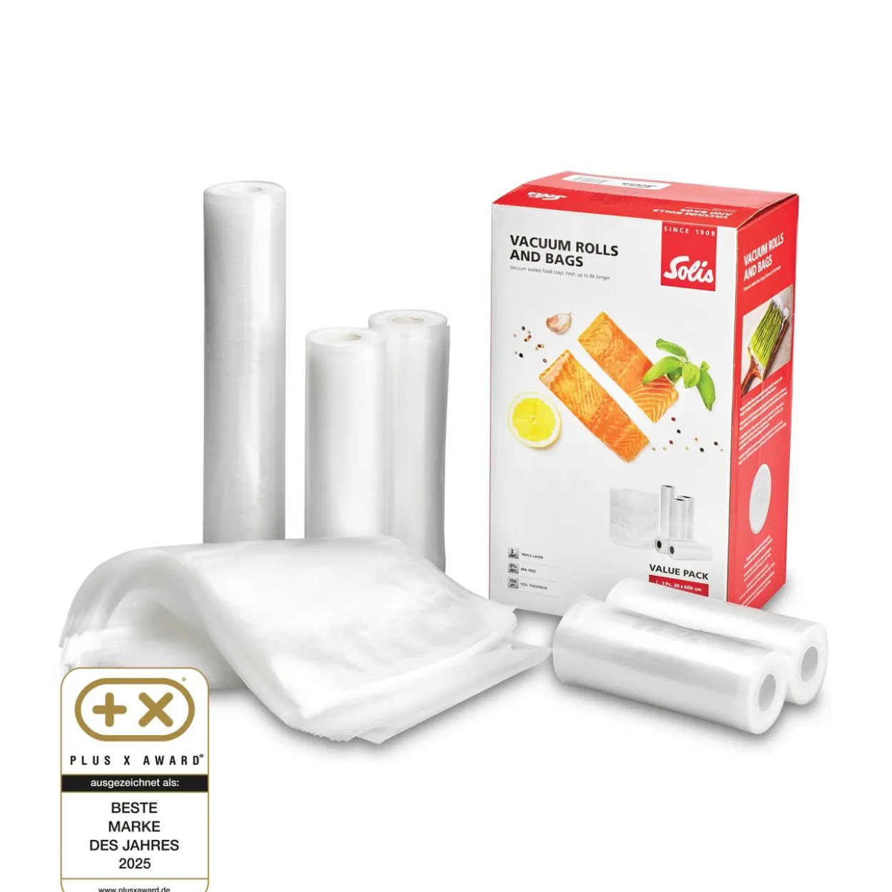 Solis Value Pack Vac Folien & Beutel transparent