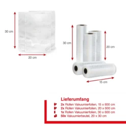 Solis Value Pack Vac Folien & Beutel transparent