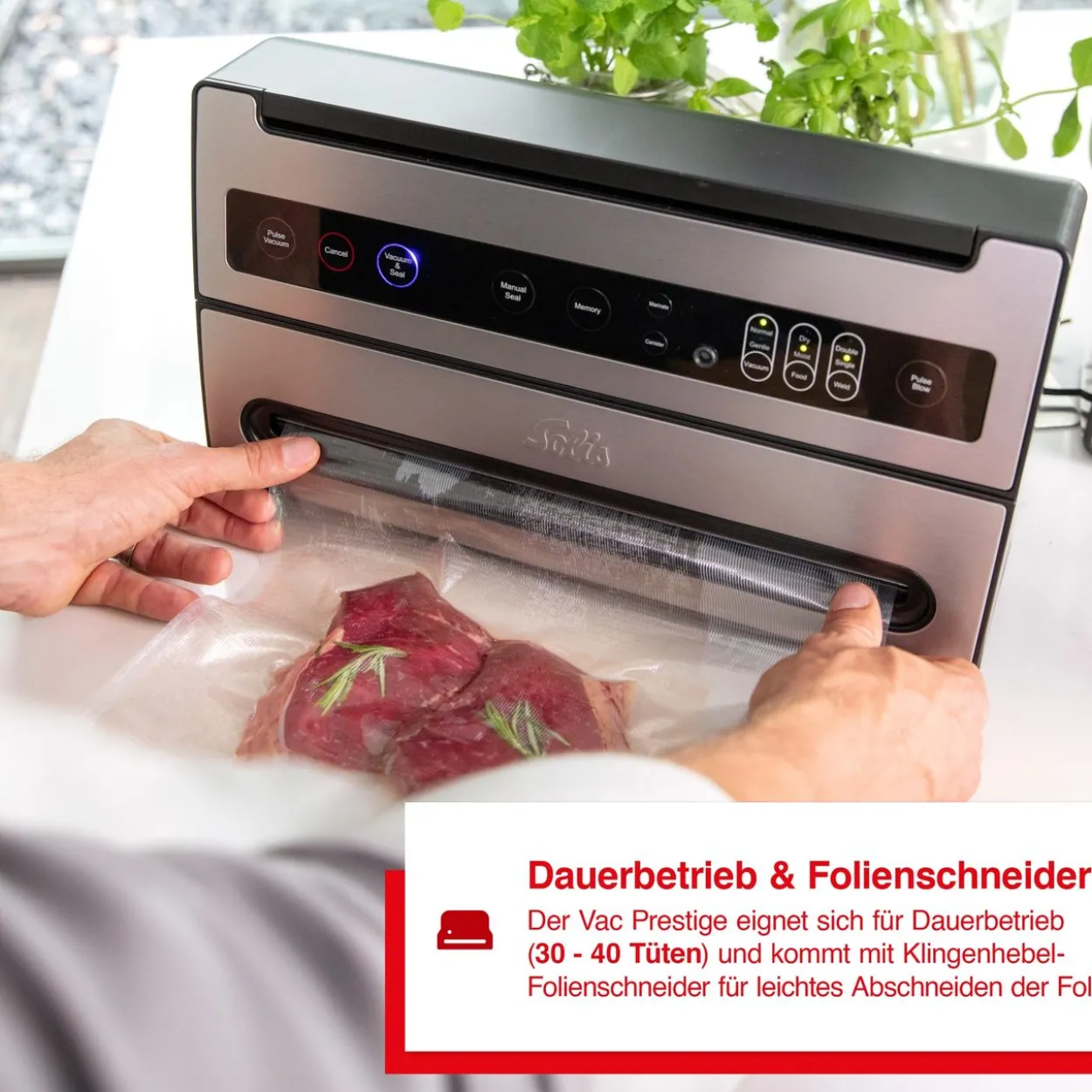 Solis VertiVac Plus (Typ 5703) All-in-One-Vakuumiergerät