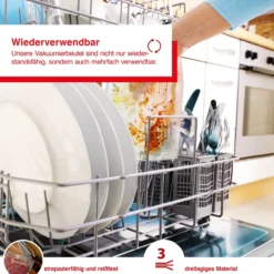 Solis Zip Vakuumierbeutel Starter Set transparent