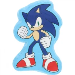 Sonic Dekokissen Geformtes Velours Kuschelkissen Dekokissen