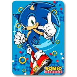 Sonic Kuscheldecke 140×100 cm – Weiche Decke für Kids