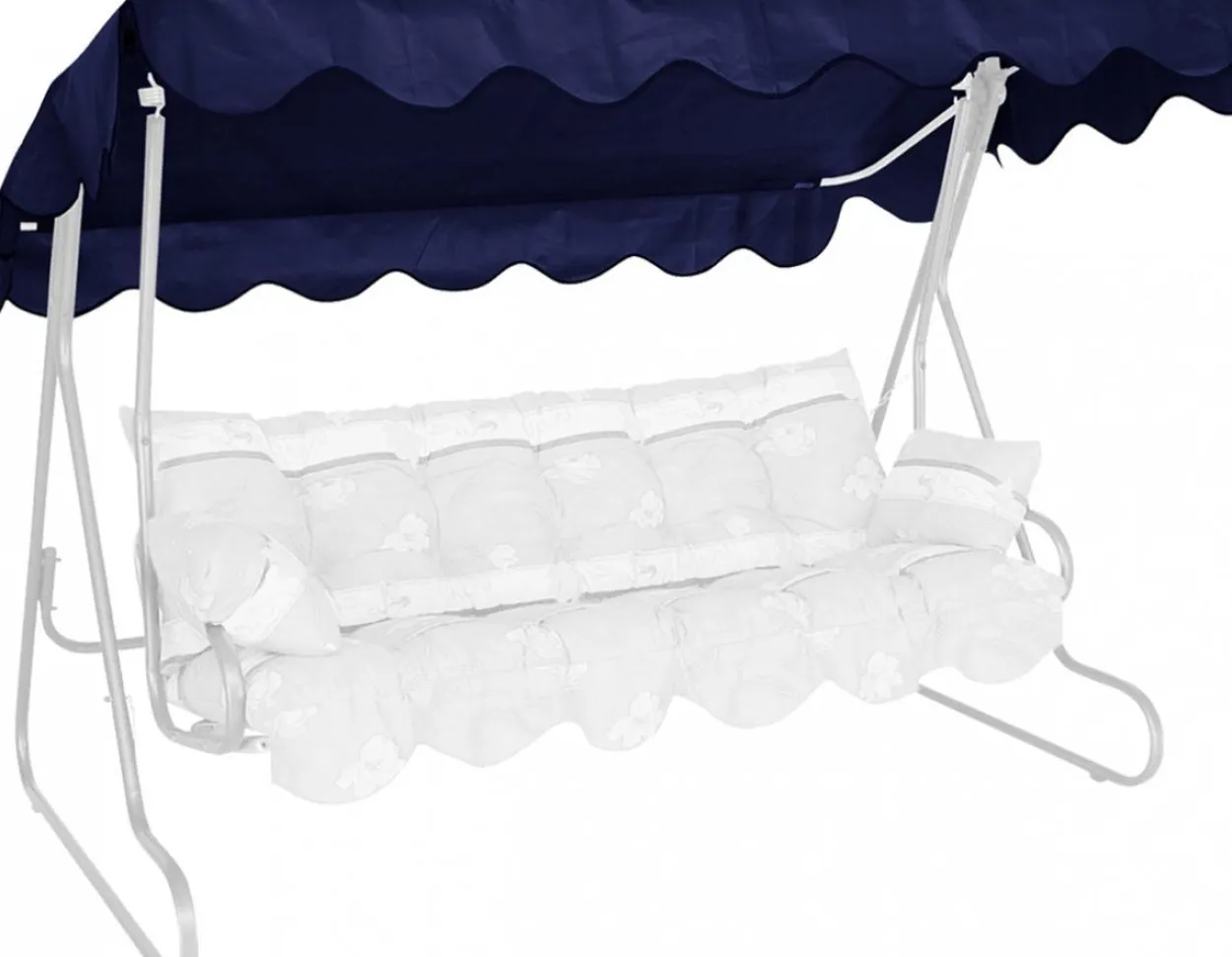 Sonnendach 210 x 145 cm PE blau