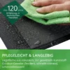 Sonnenliege NELE mit Rollen anthrazit ca. L 192 x B 71 x H 93 cm
