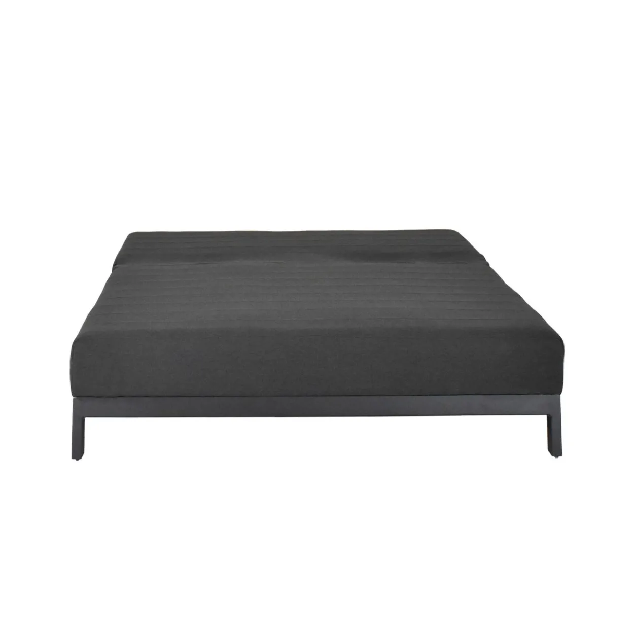 Sonnenliege VALENCIA mit 3-fach verstellbarer Rückenlehne, ca. 205 x 175 x 113 cm – Anthrazit