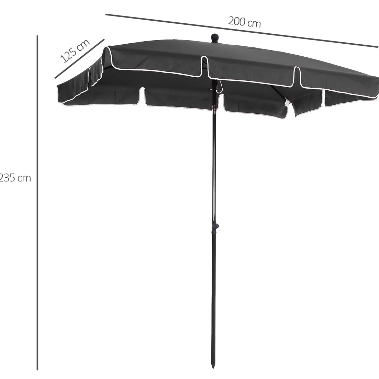 Sonnenschirm Gartenschirm Strandschirm Balkonschirm Schirm Sonnenschutz