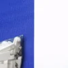 Sonnensegel 270x140cm blau/weiß