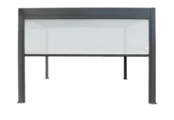 Sonnen- und Sichtschutzrollo "Oasis" 360, Aluminium, anthrazit