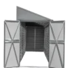 Spacemaker Metallgerätehaus Anlehnhaus 4x7 grau