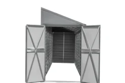 Spacemaker Metallgerätehaus Anlehnhaus 4x7 grau