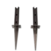 Spalier 100 cm mit zwei Erdspießen 2er Set, anthrazit