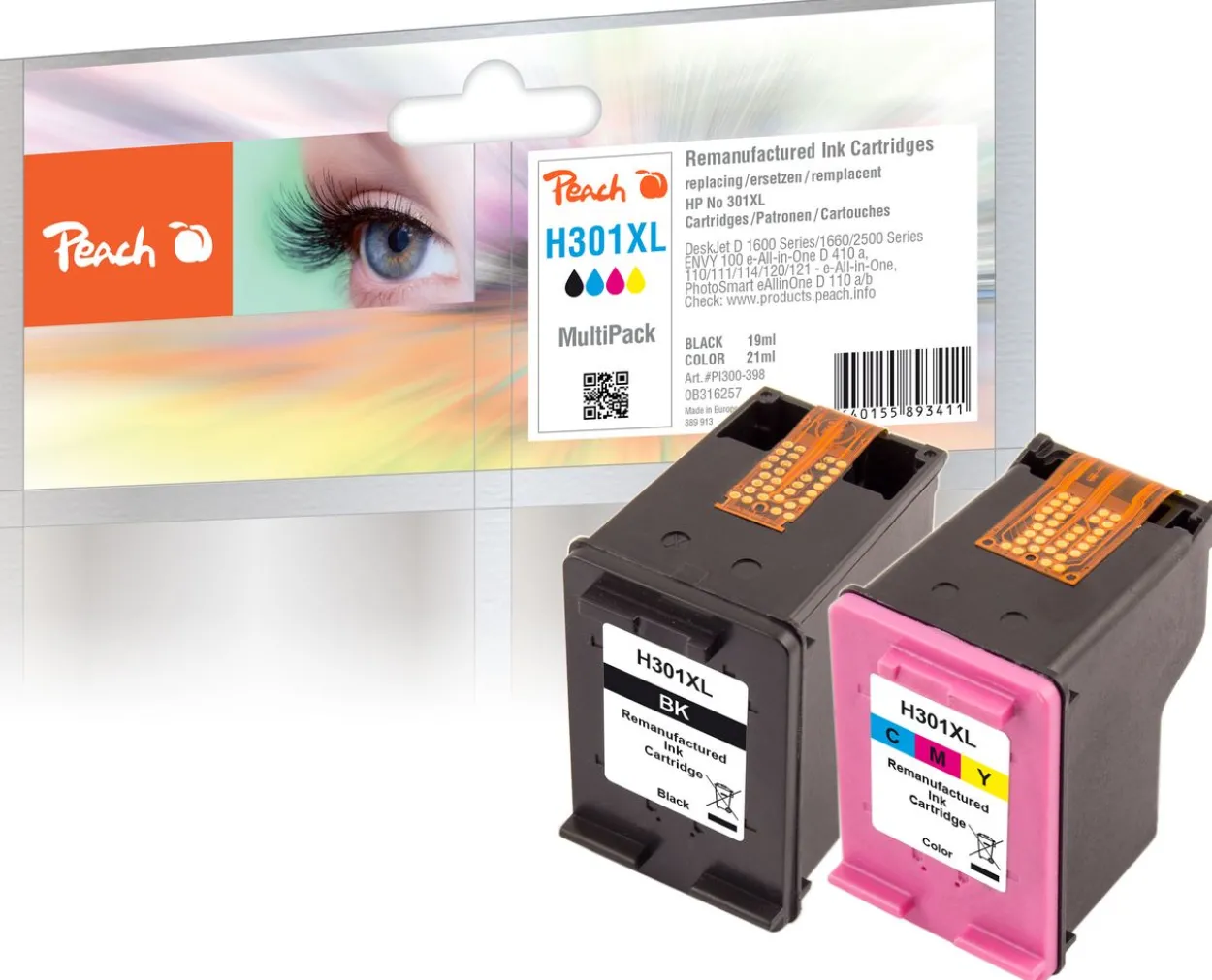 Spar Pack Druckköpfe ersetzt HP No. 301XL