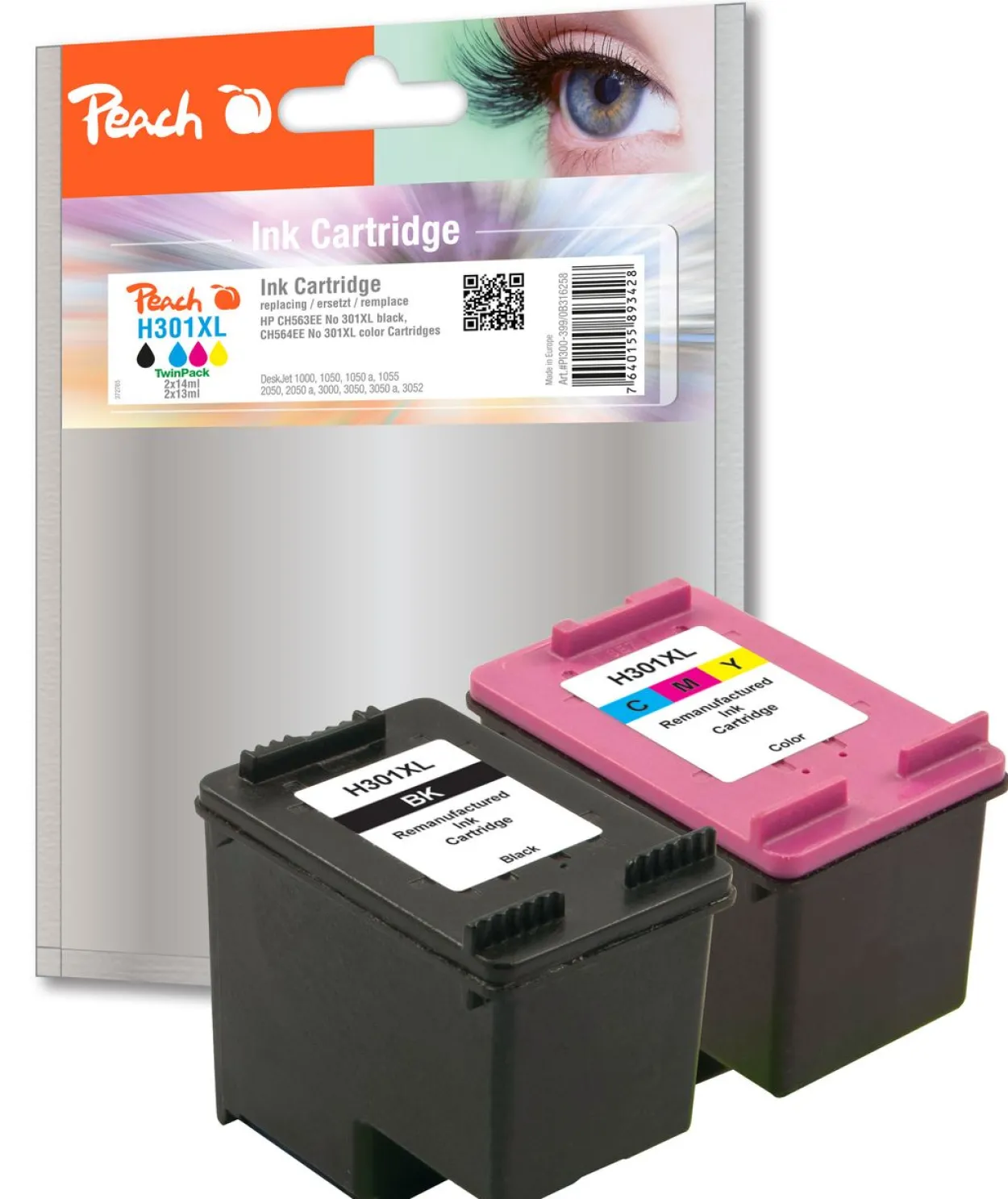 Spar Pack Druckköpfe ersetzt HP No. 301XL