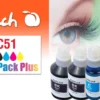 Spar Pack Plus Tintenpatronen, ersetzt Canon GI-51