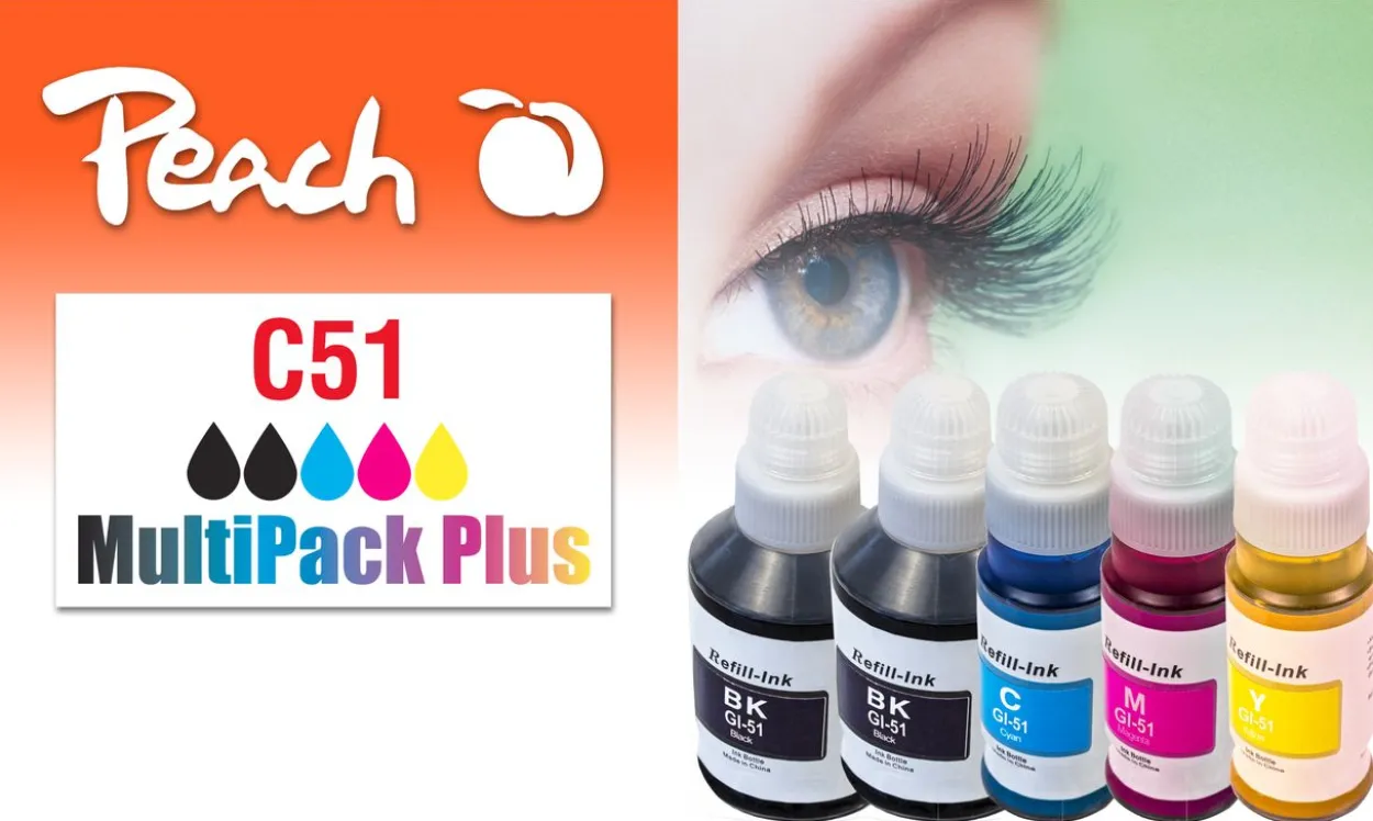 Spar Pack Plus Tintenpatronen, ersetzt Canon GI-51