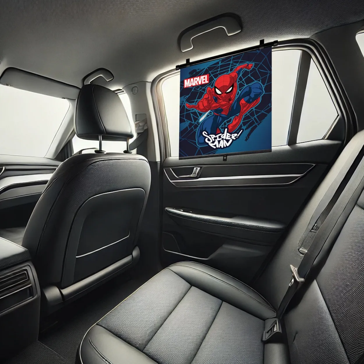 Spiderman Auto-Sonnenschutz – Rückziehbar