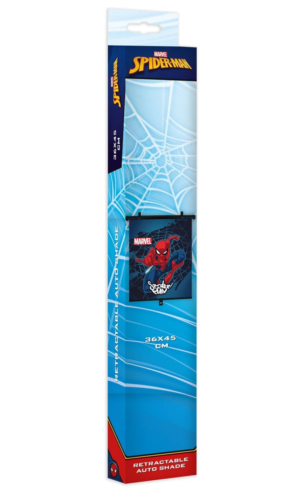 Spiderman Auto-Sonnenschutz – Rückziehbar