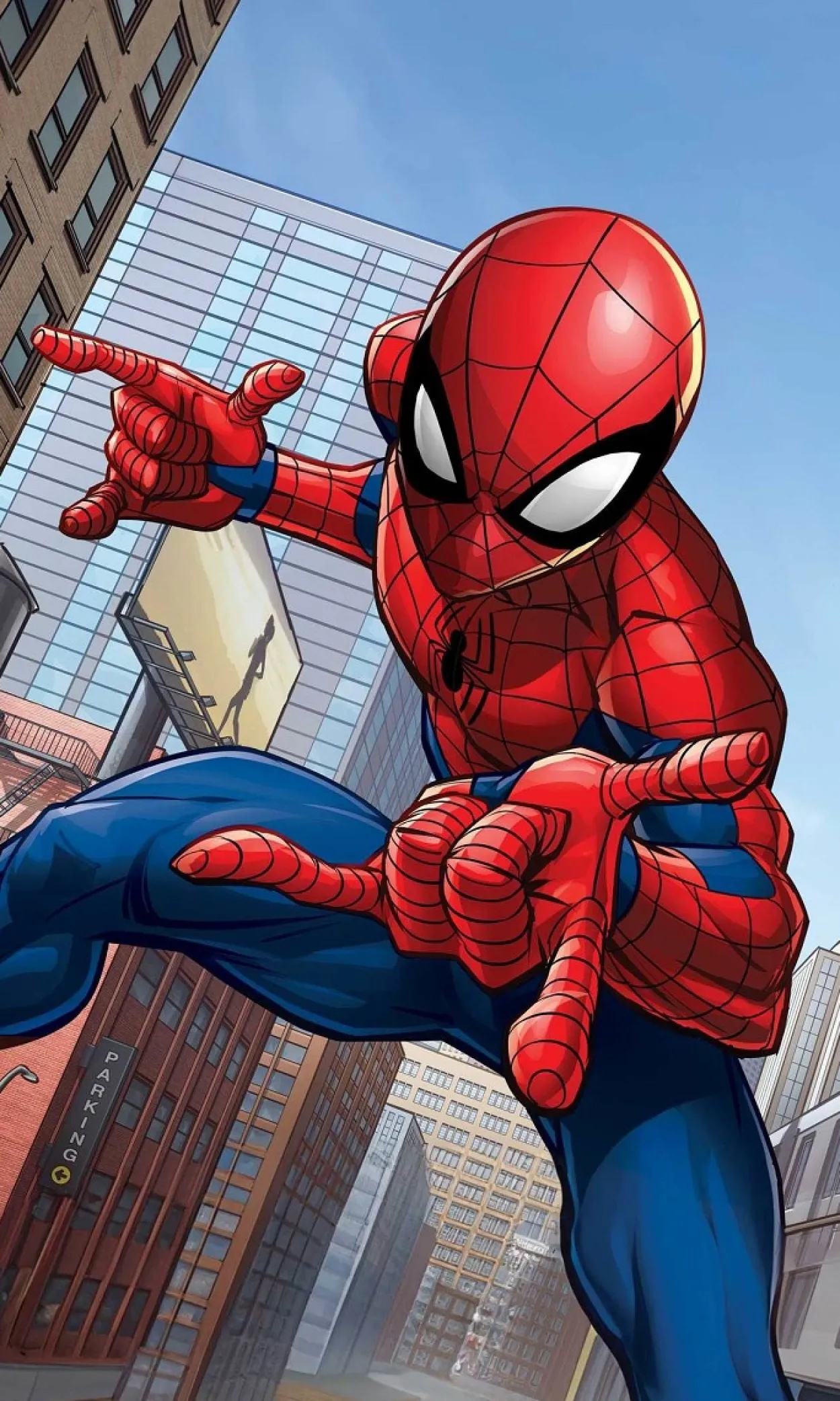 Spiderman Handtuch 30x50 cm – 100 % Baumwolle