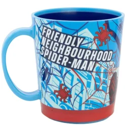 Spiderman Kippsicher Trinkbecher PP 410 ml – Drop Safe Plastikbecher mit Smartgrip-System
