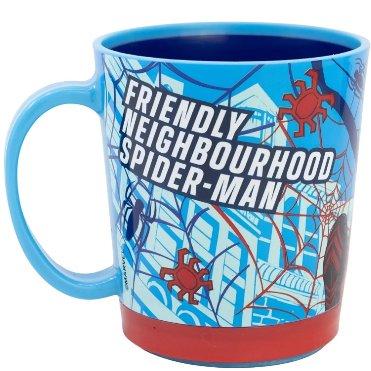 Spiderman Kippsicher Trinkbecher PP 410 ml – Drop Safe Plastikbecher mit Smartgrip-System