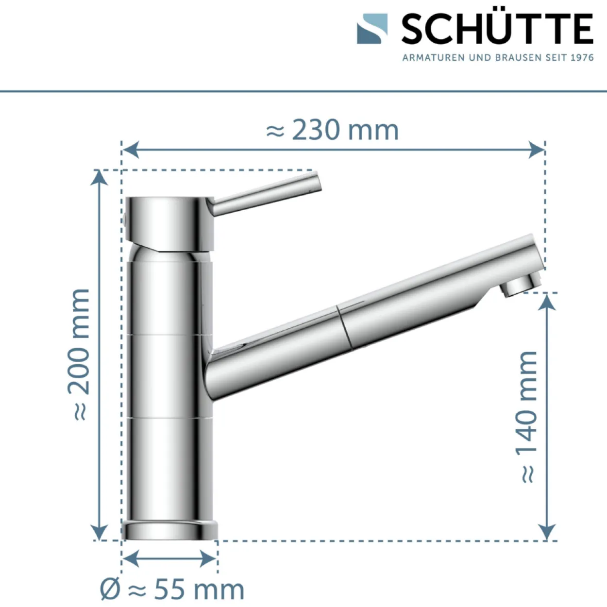 Spültischarmatur UNICORN Chrom