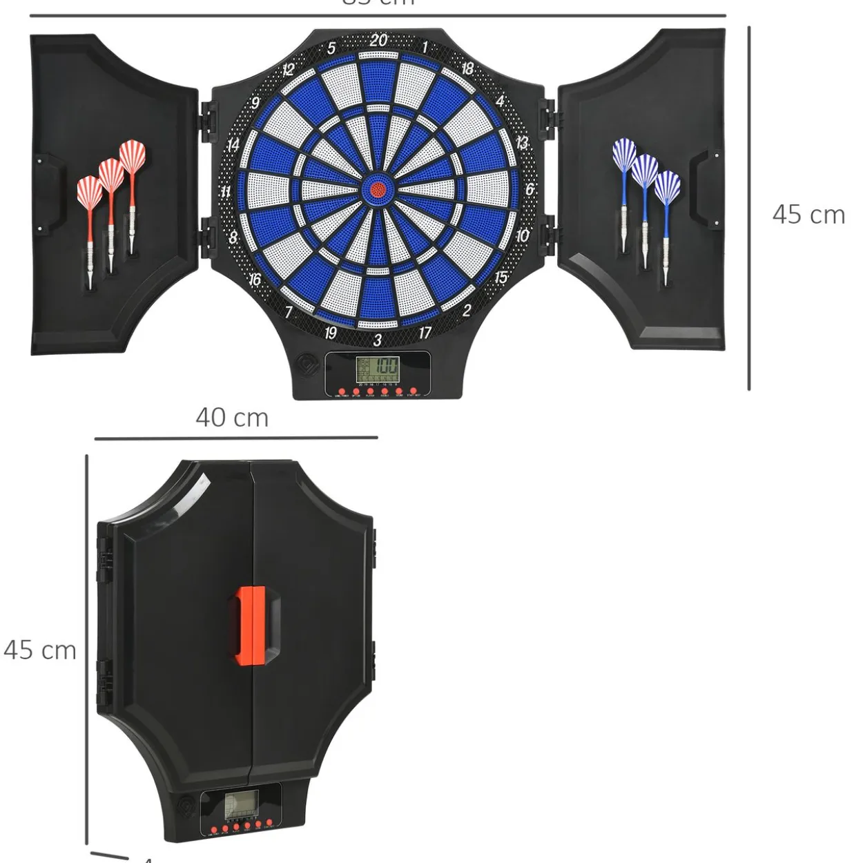 SPORTNOW Elektronische Dartscheibe Dartboard