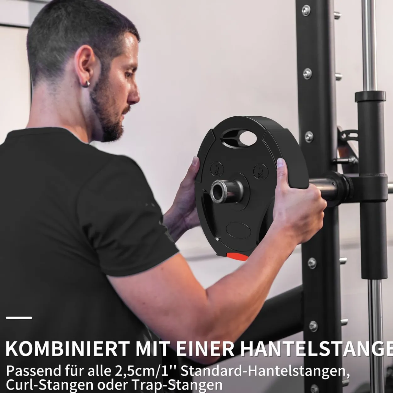 SPORTNOW 4er-Set Hantelgewichte, Hantelscheiben-Set