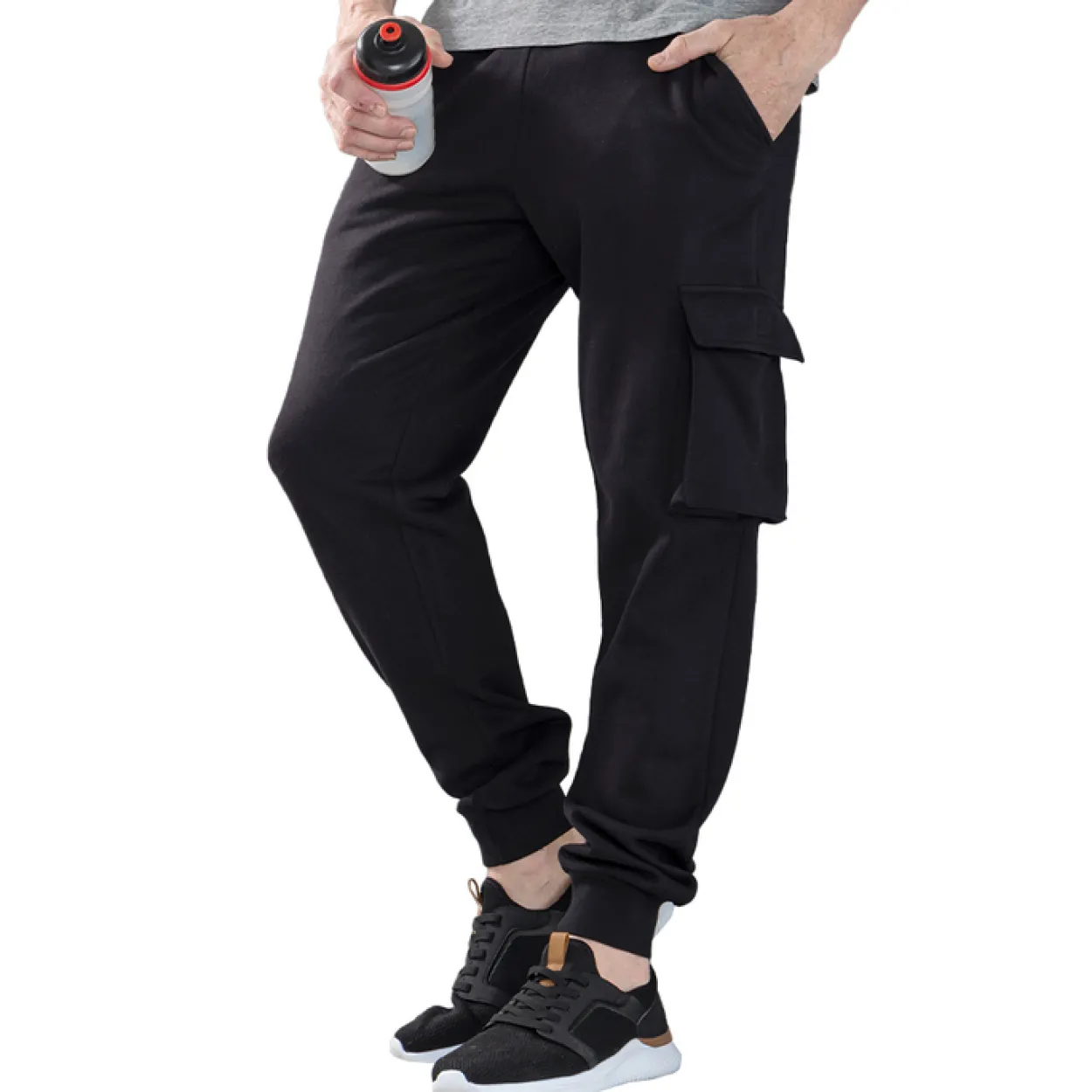 Sport- und Freizeit-Cargo-Sweathose, für Herren