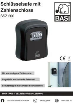 SSZ 200 Schlüsselsafe