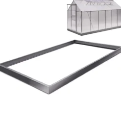 Stahlfundament für Gewächshäuser, ca. 450 x 255 x 12 cm