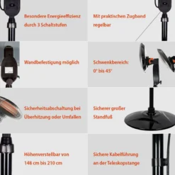 Standheizstrahler H+H BS 55