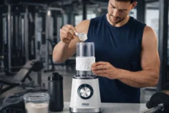 Standmixer 500W 1,2 L weiß-grau