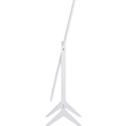Standspiegel Ganzkörperspiegel Schminkspiegel Erhöhte Füße Pflegeleicht MDF Weiß 47 x 46 x 148 cm