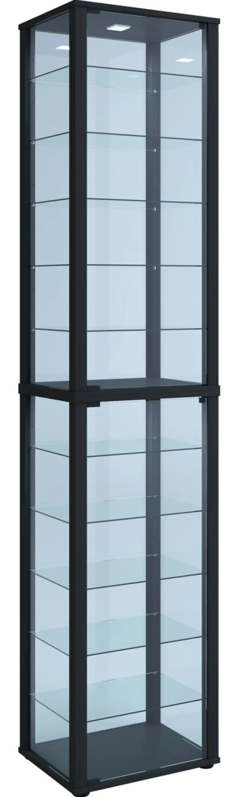 Standvitrine "Kavisa XXL" Schwarz