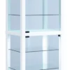 Standvitrine "Kavisa XXL" Weiß