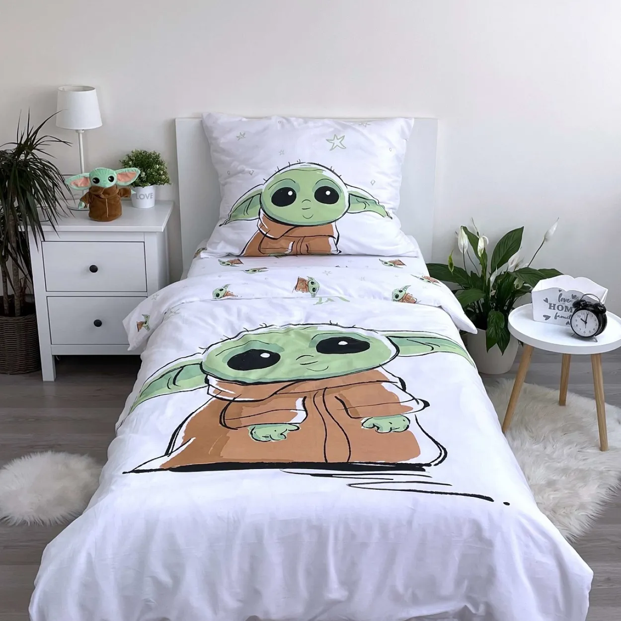 Star Wars Kinderbettwäsche aus Baumwolle 2-teilig