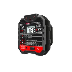 Steckdosentester SDT0015 mit RCD-Prüfung und LCD