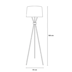 Stehlampe LUNA