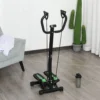 Stepper mit Haltegriff Trainingsbänder Sidestepper Heimtrainer Stahl ABS